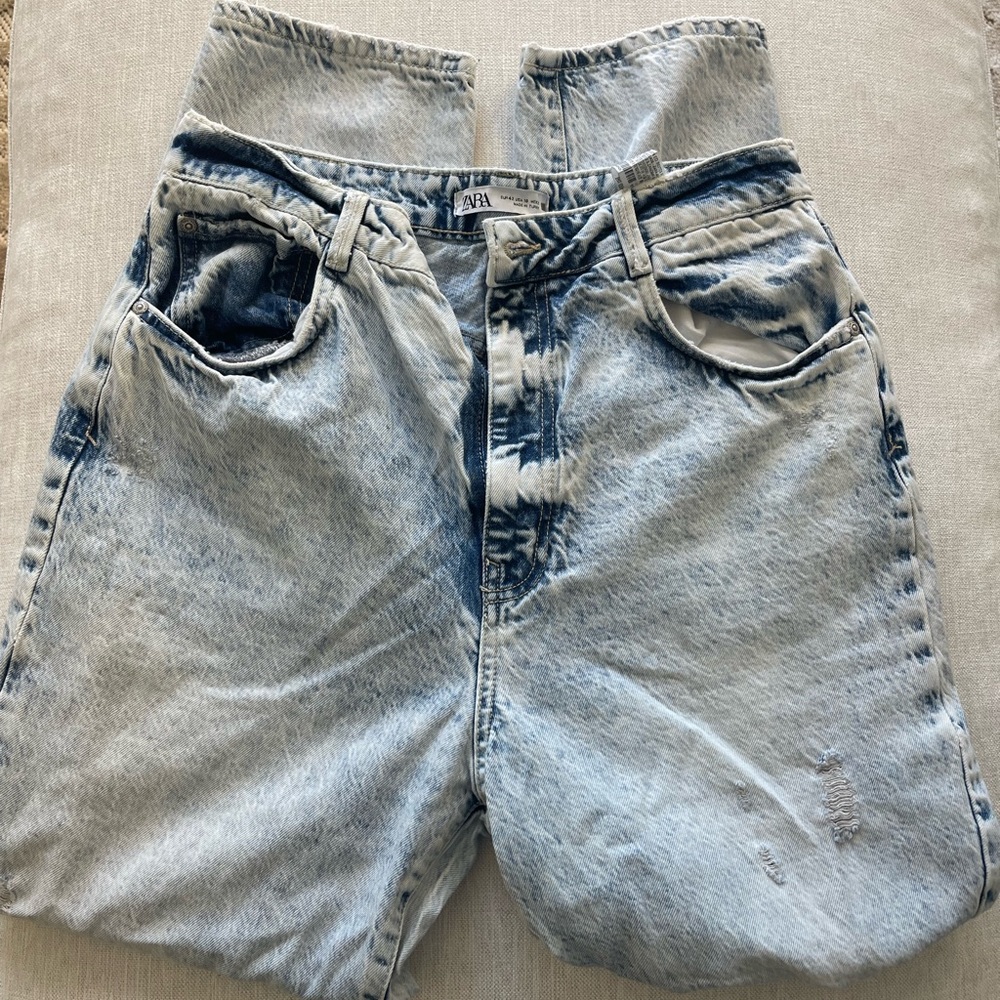 Zara Jeans Cropped Capri - Size 10